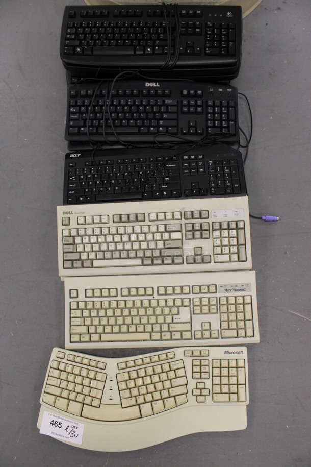 ALL ONE MONEY! Lot of 13 Various Keyboards! Includes 18x7x1. (Basement: Room 019) - Image 1 of 5
