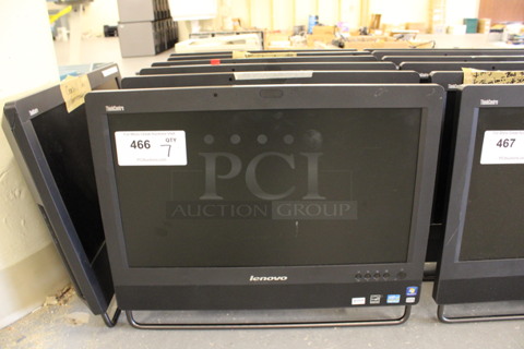 7 Lenovo ThinkCentre M92z 20" Computer Monitors. 7 Times Your Bid! (Basement: Room 019)