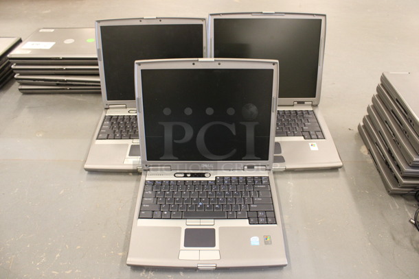 3 Dell Latitude D505/D610 14"/15" Laptops: Model PP10L and PP11L. 3 Times Your Bid! (Basement: Room 019) - Image 1 of 12