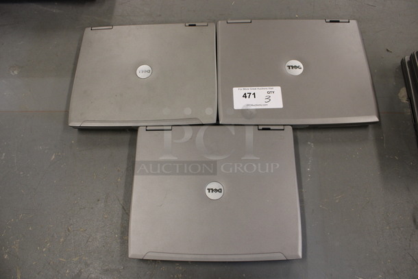 3 Dell Latitude D505/D610 14"/15" Laptops: Model PP10L and PP11L. 3 Times Your Bid! (Basement: Room 019) - Image 8 of 12