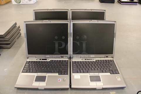 4 Dell Model PP11L Latitude D610 14" Laptops. 4 Times Your Bid! (Basement: Room 019)