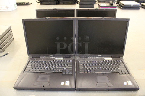 4 Dell Model PA-9 Latitude 15" Laptops w/ 2 Chargers. 4 Times Your Bid! (Basement: Room 019)
