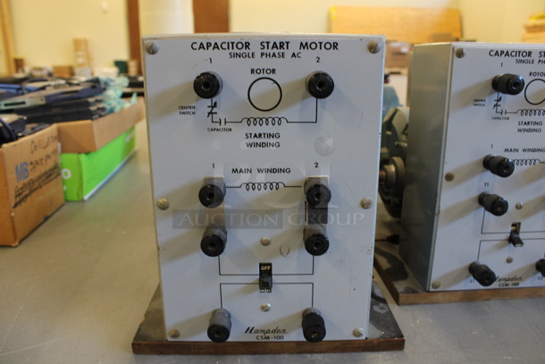 3 Hampden Model CSM-100 Capacitor Start Motors. 12x14x10.5. 3 Times Your Bid! (Basement: Room 019) - Image 2 of 6