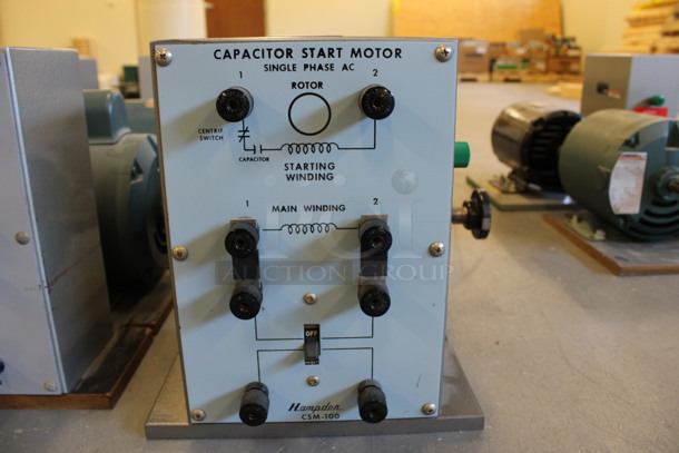 3 Hampden Model CSM-100 Capacitor Start Motors. 12x14x10.5. 3 Times Your Bid! (Basement: Room 019) - Image 4 of 6
