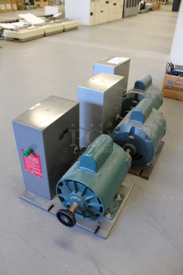 3 Hampden Model CSM-100 Capacitor Start Motors. 12x14x10.5. 3 Times Your Bid! (Basement: Room 019) - Image 6 of 6