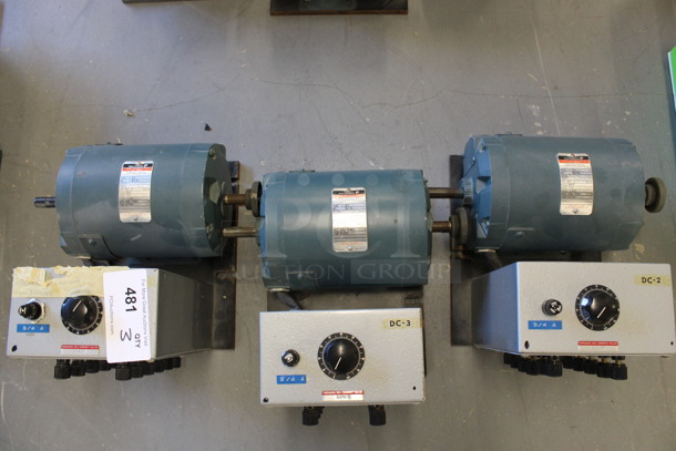 3 Hampden Model DCM-100 DC Machine Motors. 13x14x10.5. 3 Times Your Bid! (Basement: Room 019) - Image 5 of 7