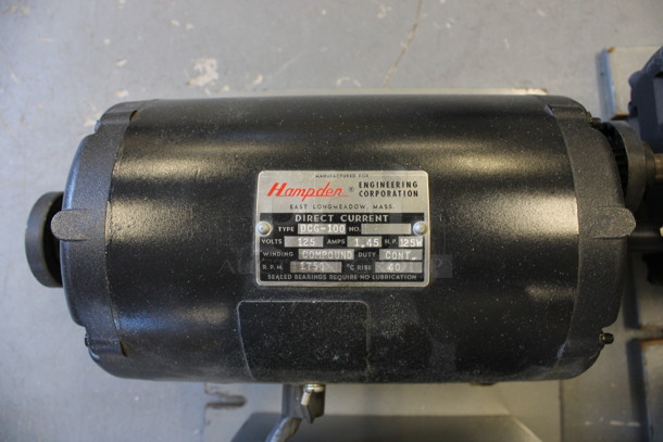 4 Hampden Model DCG-100 DC Generator Motors. 13x14x10.5. 4 Times Your Bid! (Basement: Room 019) - Image 7 of 11