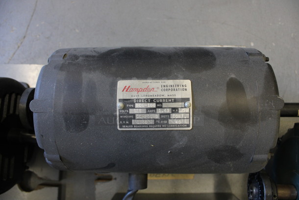 4 Hampden Model DCG-100 DC Generator Motors. 13x14x10.5. 4 Times Your Bid! (Basement: Room 019) - Image 8 of 11