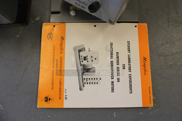 3 Hampden Model DCG-100 DC Generator Motors. 13x14x10.5. 3 Times Your Bid! (Basement: Room 019) - Image 5 of 9
