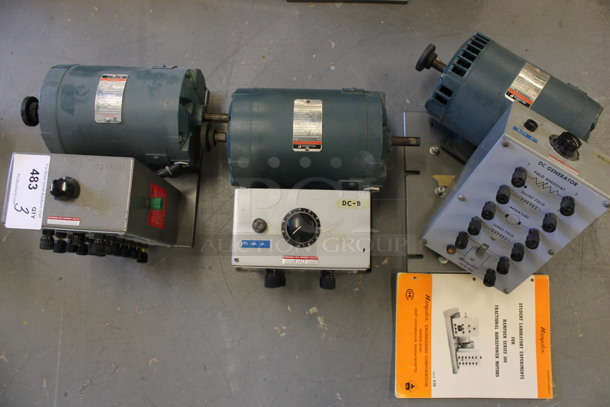 3 Hampden Model DCG-100 DC Generator Motors. 13x14x10.5. 3 Times Your Bid! (Basement: Room 019) - Image 6 of 9