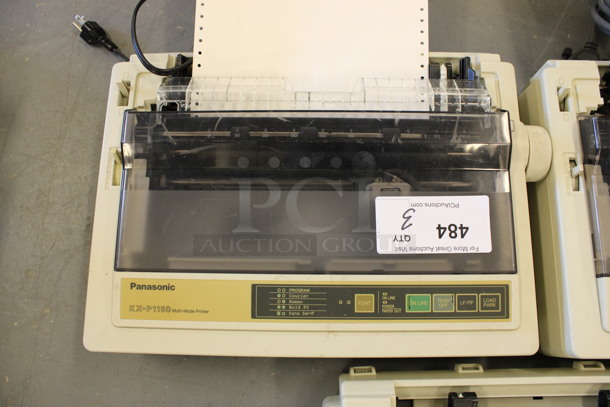 3 Panasonic Model KX-P1150 Countertop Multi Model Printer Typewriters. 17x12x5.5. 3 Times Your Bid! (Basement: Room 019) - Image 3 of 5