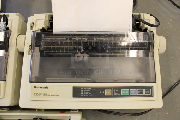 3 Panasonic Model KX-P1150 Countertop Multi Model Printer Typewriters. 17x12x5.5. 3 Times Your Bid! (Basement: Room 019) - Image 4 of 5