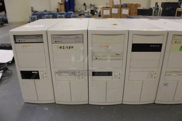 8 Computer Towers. 7.5x19x17. 8 Times Your Bid! (Basement: Room 019) - Image 2 of 8