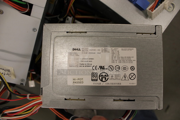 ALL ONE MONEY! Lot of 12 Various Power Supplies Including Dell Model H255E-00. 6x5.5x4.  - Image 3 of 3