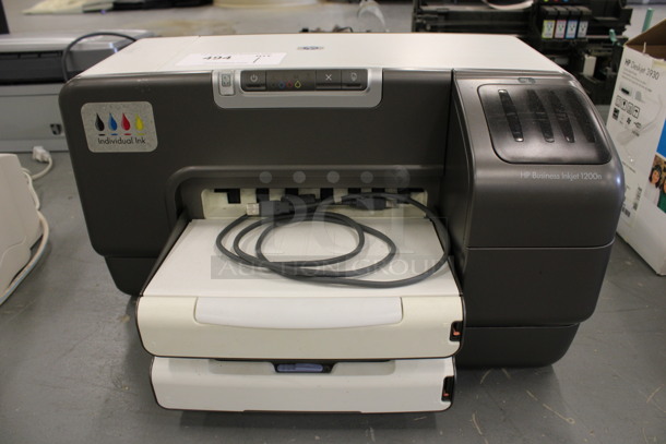 HP Business Inkjet 1200n Countertop Printer. 19x16x10.5. (Basement: Room 019)