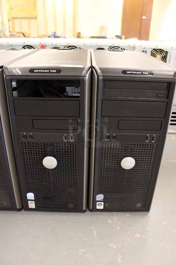 4 Dell Computer Towers Includes Optiplex 780 and 745. 7.5x17x16. 4 Times Your Bid! (Basement: Room 019) - Image 3 of 5