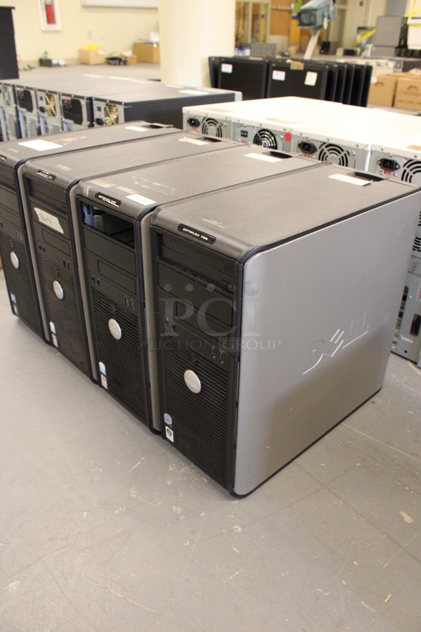 4 Dell Computer Towers Includes Optiplex 780 and 745. 7.5x17x16. 4 Times Your Bid! (Basement: Room 019) - Image 5 of 5
