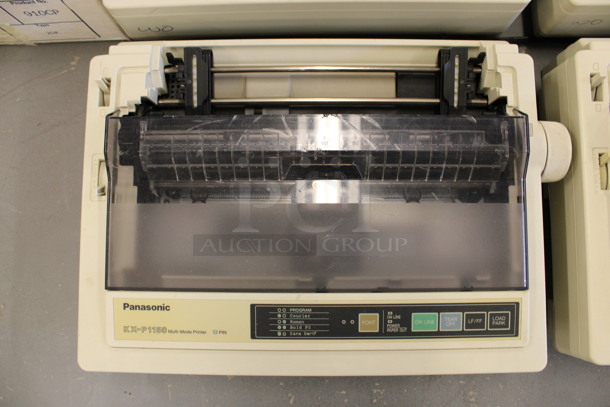 4 Panasonic Model KX-P1150 Countertop Multi Model Printer Typewriters. Comes w/ Box of Paper. 17x12x5.5. 4 Times Your Bid! (Basement: Room 019) - Image 2 of 7