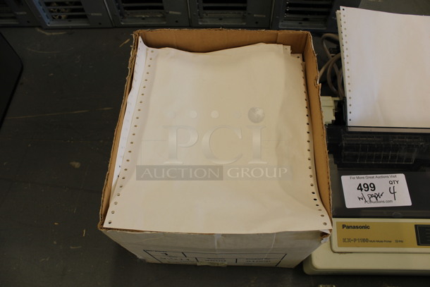4 Panasonic Model KX-P1150 Countertop Multi Model Printer Typewriters. Comes w/ Box of Paper. 17x12x5.5. 4 Times Your Bid! (Basement: Room 019) - Image 6 of 7