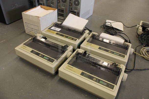 4 Panasonic Model KX-P1150 Countertop Multi Model Printer Typewriters. Comes w/ Box of Paper. 17x12x5.5. 4 Times Your Bid! (Basement: Room 019) - Image 7 of 7