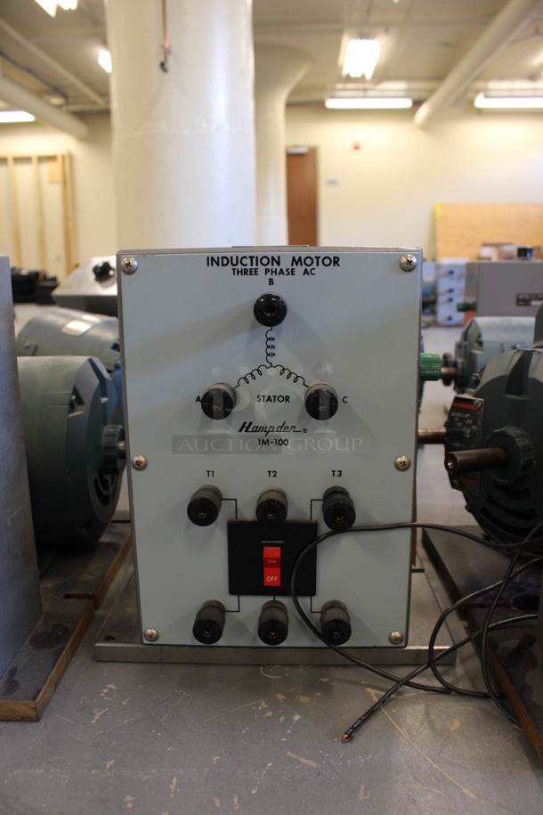 3 Hampden Model 1M-100 Induction Motors. 13x14x10.5. 3 Times Your Bid! (Basement: Room 019) - Image 3 of 6