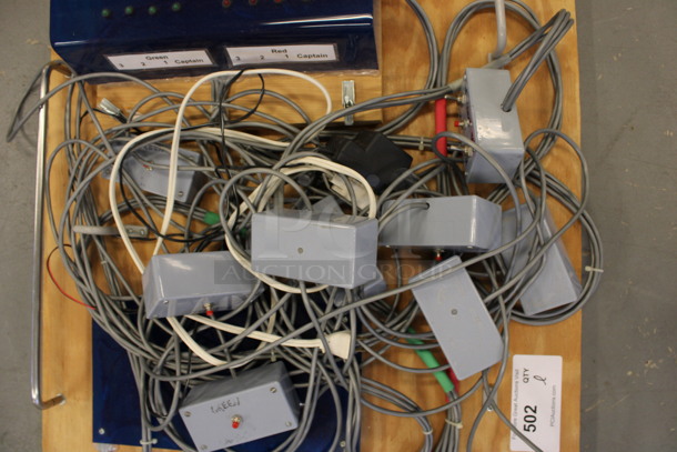 ALL ONE MONEY! Lot of 9 Gray Metal Boxes and Board! 24x24x5. (Basement: Room 019) - Image 3 of 3
