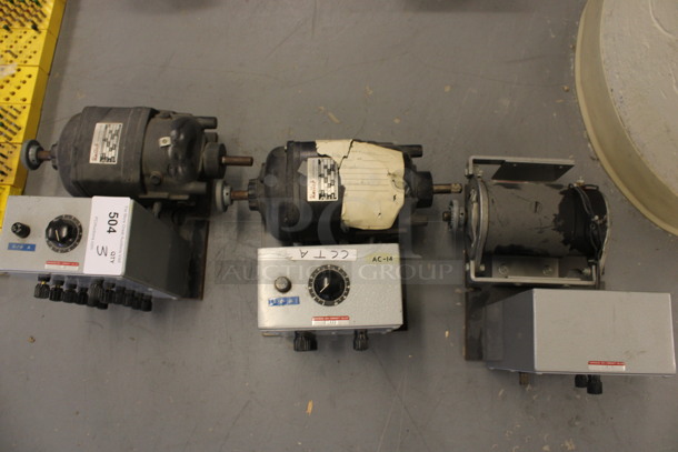3 Hampden Motors; 2 Model SA-100-1 Synchronous Alternator and 1 Model AG-100 Automotive Generator. 13x14x10.5. 3 Times Your Bid! (Basement: Room 019) - Image 9 of 9