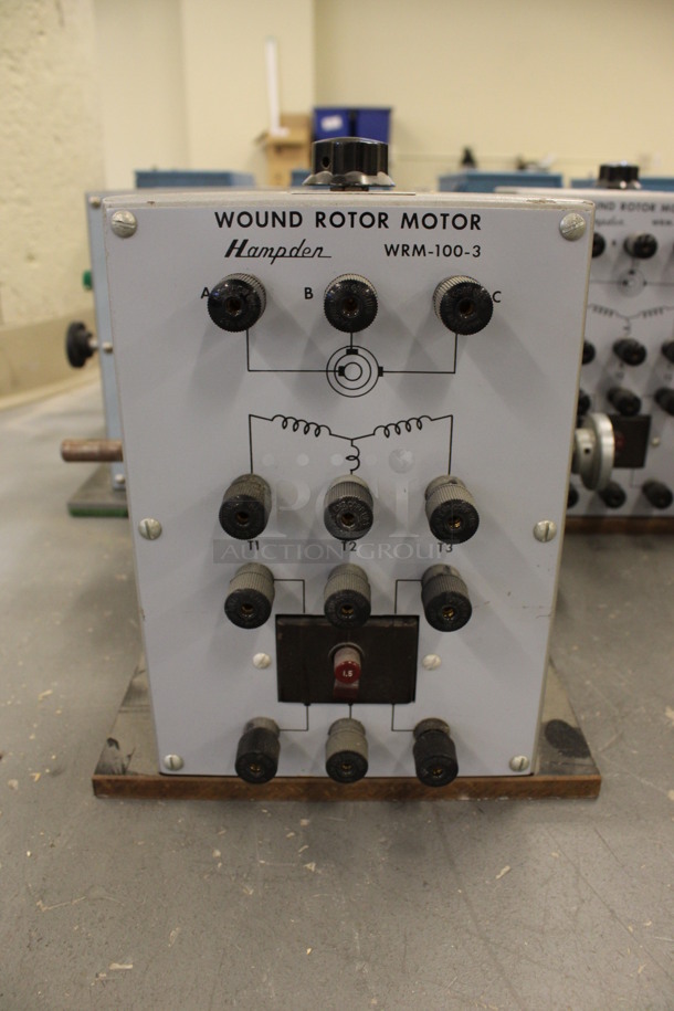 5 Hampden Motors; 4 Model WRM-100-3 Wound Rotor and 1 Model Synchronous Machine. 13x14x10.5. 5 Times Your Bid! (Basement: Room 019) - Image 2 of 11