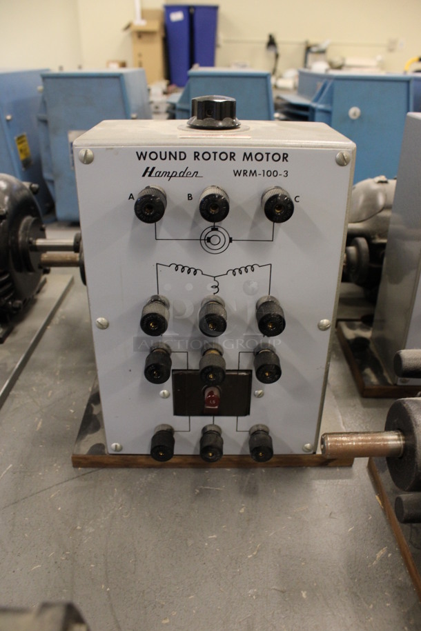 5 Hampden Motors; 4 Model WRM-100-3 Wound Rotor and 1 Model Synchronous Machine. 13x14x10.5. 5 Times Your Bid! (Basement: Room 019) - Image 6 of 11