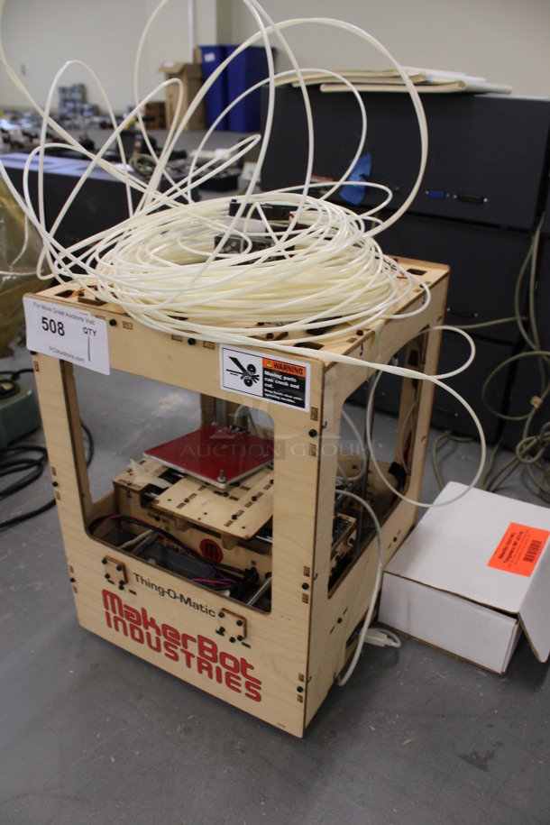 Thing-o-matic Maker Bot Industries Unit. 12x12x18. (Basement: Room 019) - Image 2 of 9
