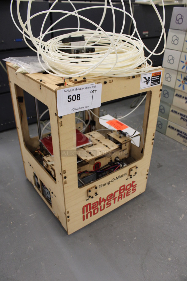 Thing-o-matic Maker Bot Industries Unit. 12x12x18. (Basement: Room 019) - Image 3 of 9