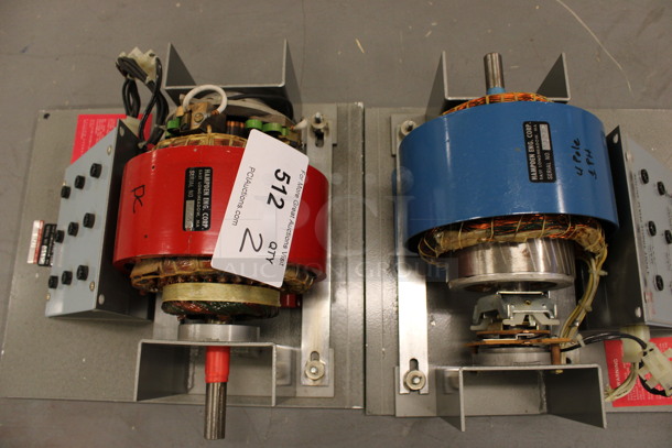 2 Hampden Motors Including 4 Pole Single Phase Motor. 12x13x7. 2 Times Your Bid! (Basement: Room 019) - Image 4 of 6
