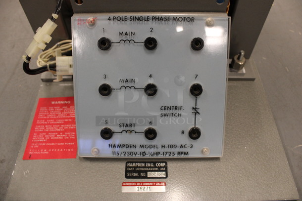 2 Hampden Motors Including 4 Pole Single Phase Motor. 12x13x7. 2 Times Your Bid! (Basement: Room 019) - Image 6 of 6