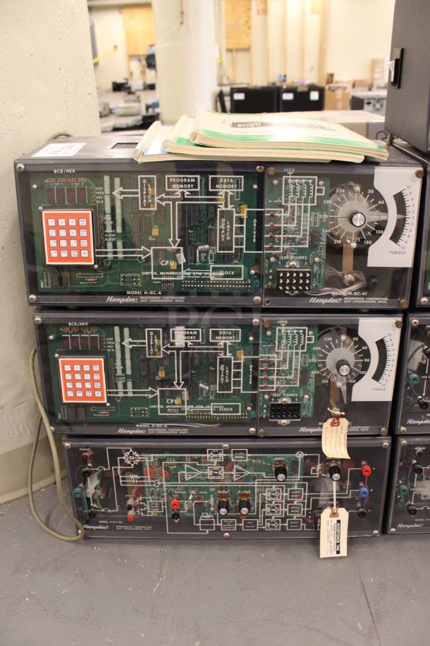 3 Hampden Model H-IEC-4/H-IEC-B4 Adjustable Frequency Speed Controllers. 19x9x7.5. 3 Times Your Bid! (Basement: Room 019)