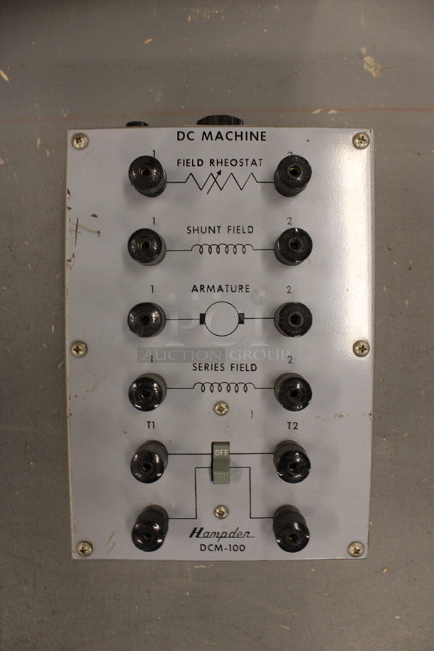 Hampden Model DCM-100 Dc Machine Control Panel. 7x10x6. (Basement: Room 019) - Image 1 of 4