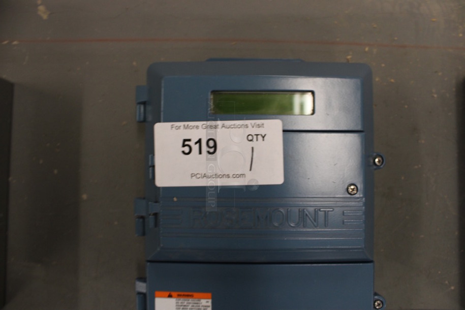 Rosemount Model 8712C Magnetic Flow Transmitter. 9x11x4.5. (Basement: Room 019) - Image 1 of 5