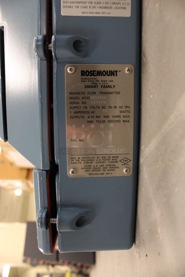 Rosemount Model 8712C Magnetic Flow Transmitter. 9x11x4.5. (Basement: Room 019) - Image 4 of 5