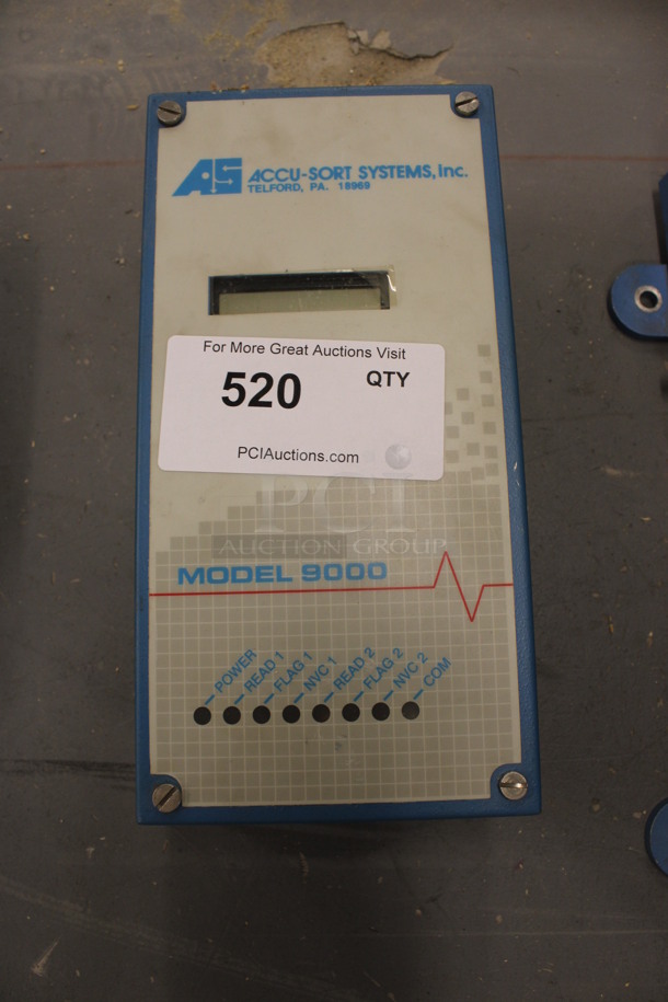 Accu-sort Model 9000 Panel. 5.5x4x12. (Basement: Room 019)