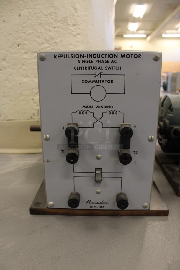 4 Hampden Motors; 3 Model RIM-100 Repulsion Induction Motor and 1 Model CSM-100 Capacitor Start Motor. 13x14x10.5. 4 Times Your Bid! (Basement: Room 019) - Image 2 of 10