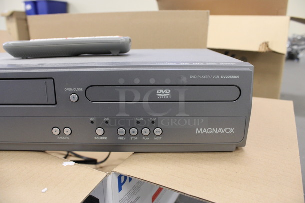 Magnavox DVD VHS Player w/ Remote. 17x9x4. (Basement: Room 019) - Image 3 of 4