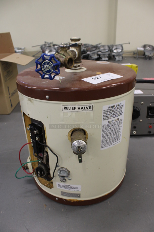 AO Smith Model ECJF Water Heater. 14x14x19. (Basement: Room 019)