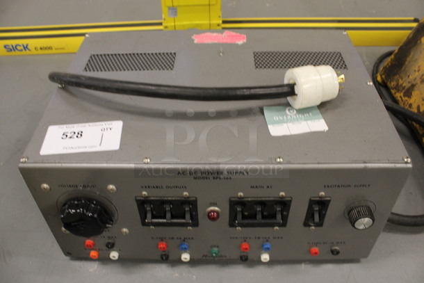 Hampden Model BPS-103 AC-DC Power Supply. 19x14x8.5. (Basement: Room 019) - Image 4 of 5