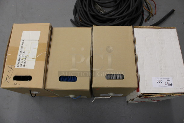 ALL ONE MONEY! Lot of 4 Boxes of Wires! (Basement: Room 019) - Image 2 of 4