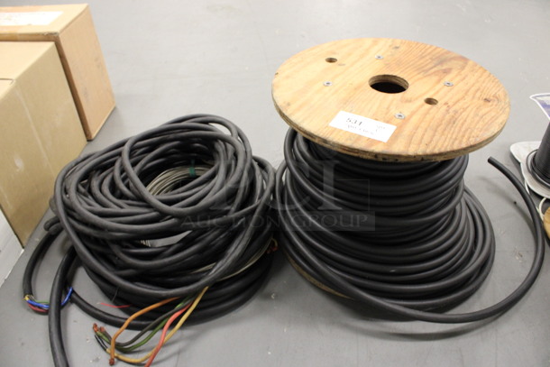 ALL ONE MONEY! Lot of Spools and Wires! Includes 18x18x16. (Basement: Room 019) - Image 1 of 3