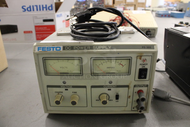 Festo Model PS-305 DC Power Supply. 8.5x10.5x6. (Basement: Room 019)