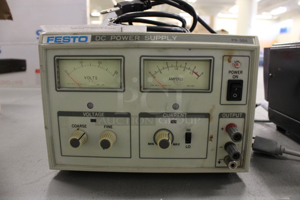 Festo Model PS-305 DC Power Supply. 8.5x10.5x6. (Basement: Room 019) - Image 2 of 4