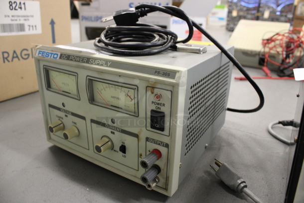 Festo Model PS-305 DC Power Supply. 8.5x10.5x6. (Basement: Room 019) - Image 4 of 4