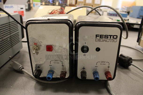 2 Festo Didactic Units. 4x8.5x6. 2 Times Your Bid! (Basement: Room 019)