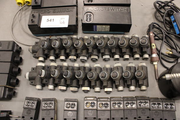 ALL ONE MONEY! Lot of Various Items Including Micro Switches! Includes 5.5x4.5x2. (Basement: Room 019) - Image 4 of 7