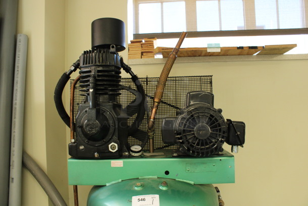 Speedaire Metal Commercial Floor Style 80 Gallon Compressor Pump. 28x26x76. (Basement: Room 019) - Image 3 of 8